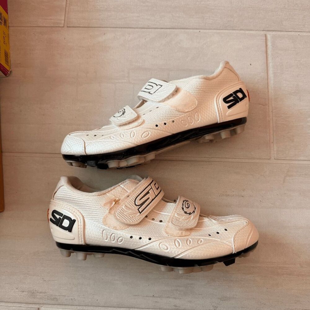 Sidi Mountain Mtb Spd Cycling Shoes Women Size EU 42 US 9.5 White Fuchsia box